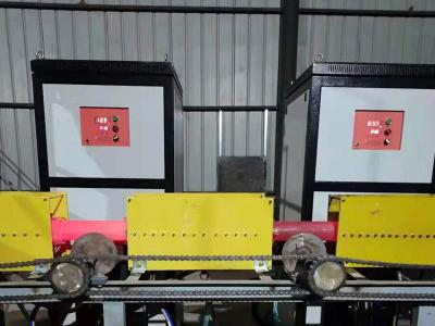 Intermediate frequency tempering production line for steel pipes