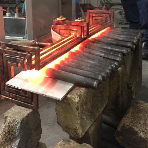 端头加热中频炉